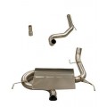Piper exhaust Vauxhall Corsa D - Turbo VXR cat back system with 2 silencer